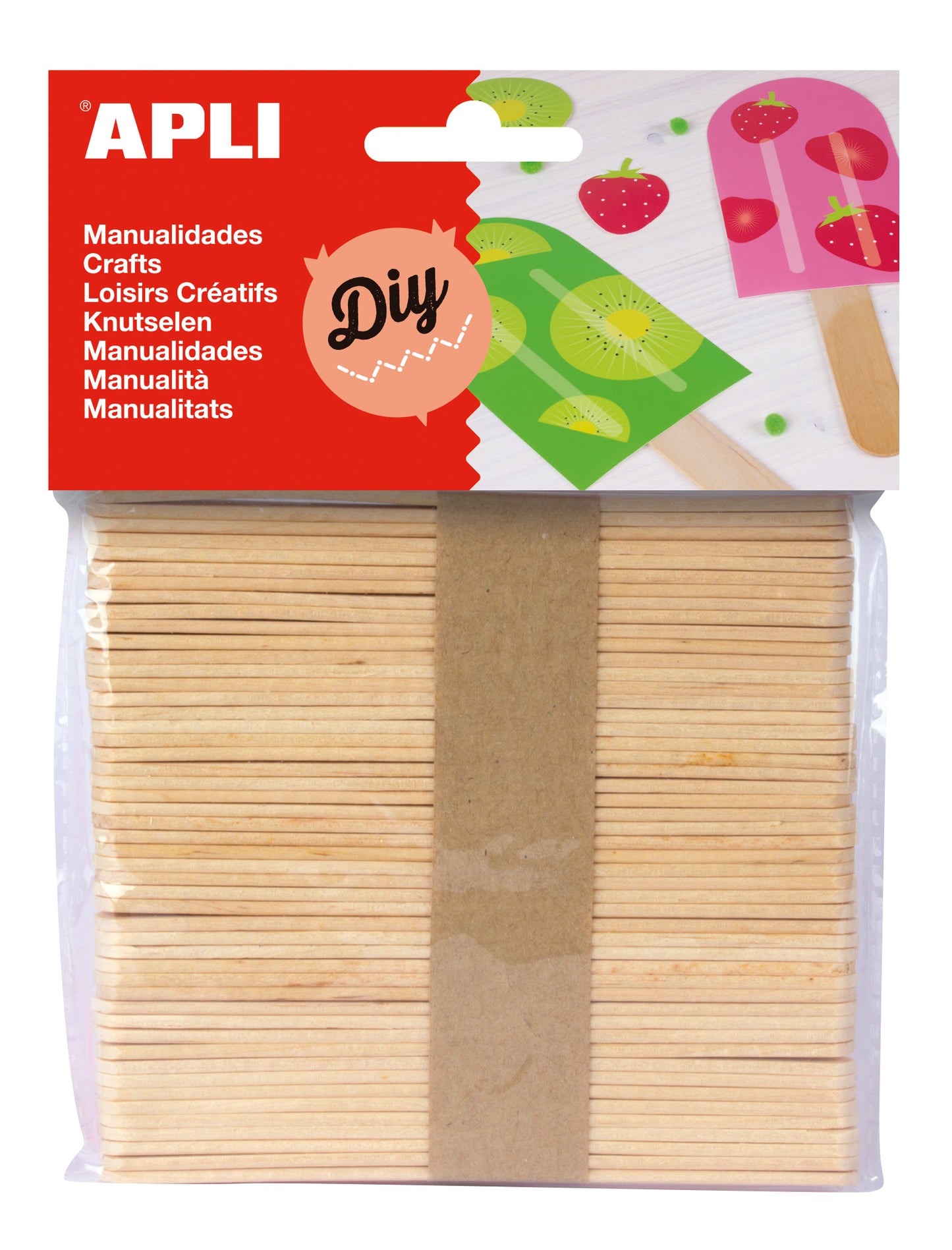 Batonnets en bois Naturel 10mm