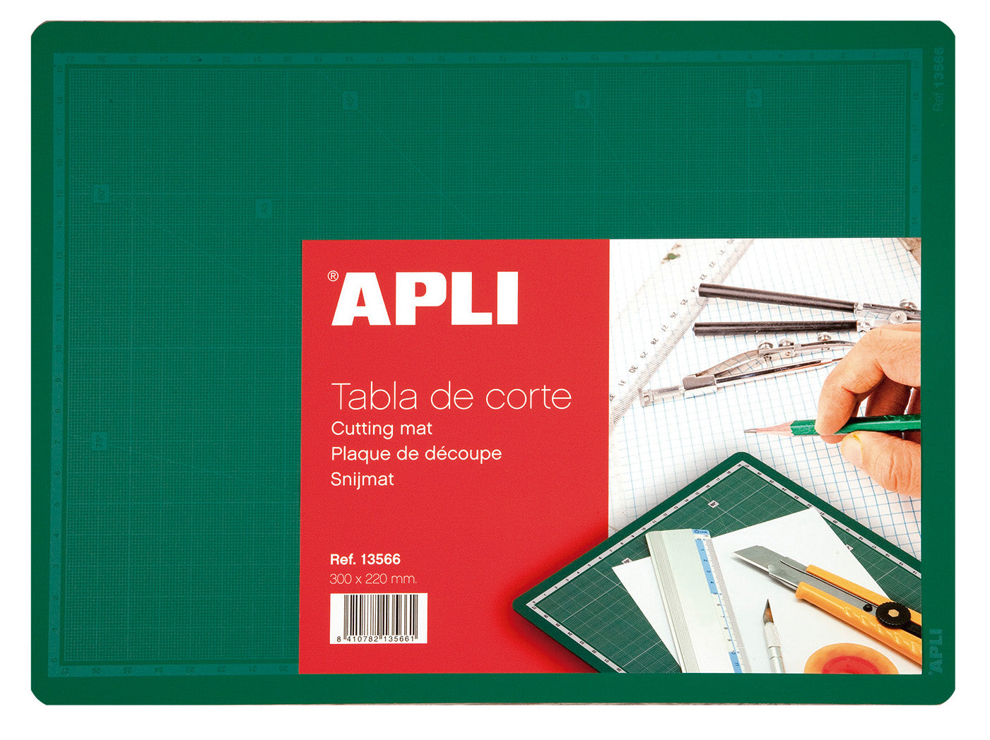 Tapis de découpe 300 x 220 x 2 mm PVC (A4)