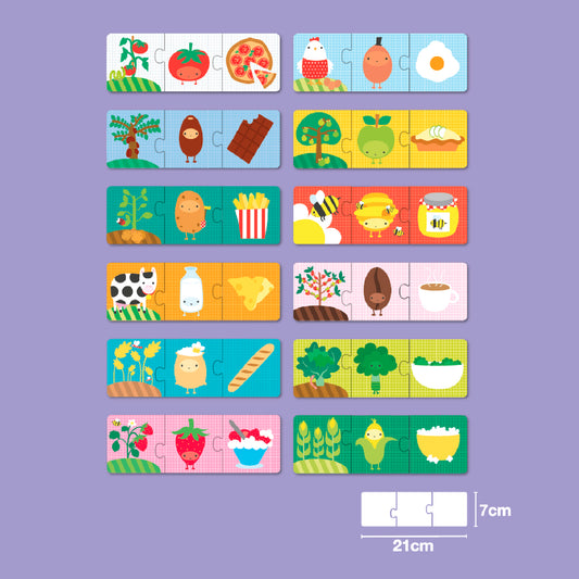 Puzzle - L'origine des aliments