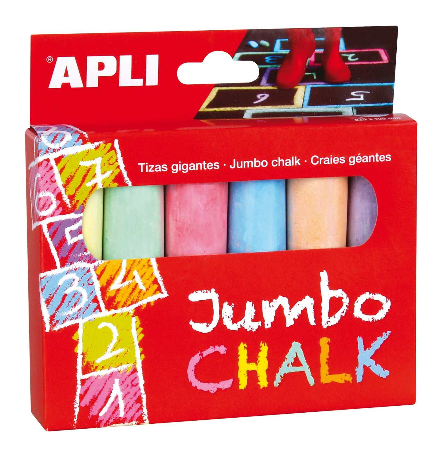 Craies jumbo couleurs assorties