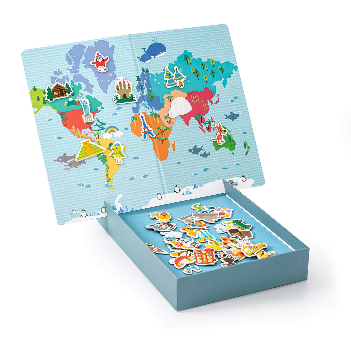 Magnet - World map