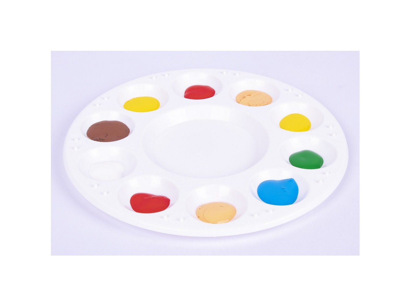 Palette en plastique pour peinture