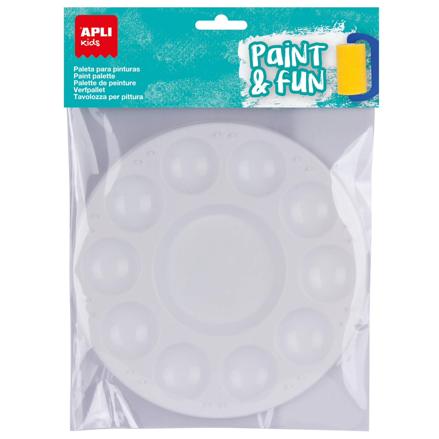 Palette en plastique pour peinture