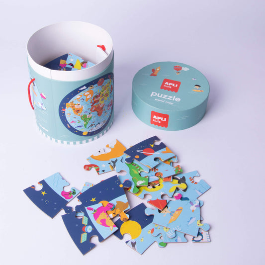 Puzzle CIRCULAIRE - MAP MONDE