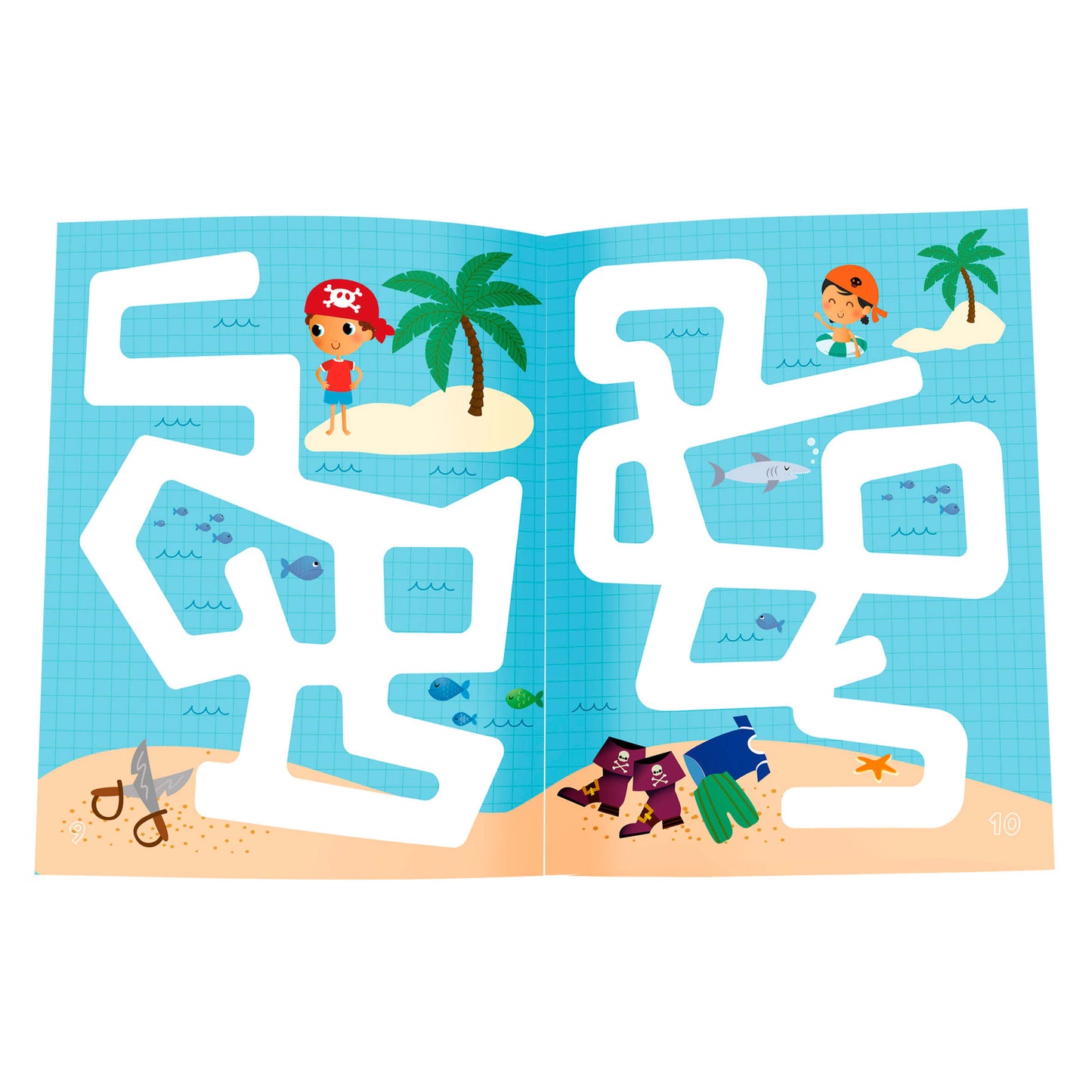 Mallette d'activity book - Pirates