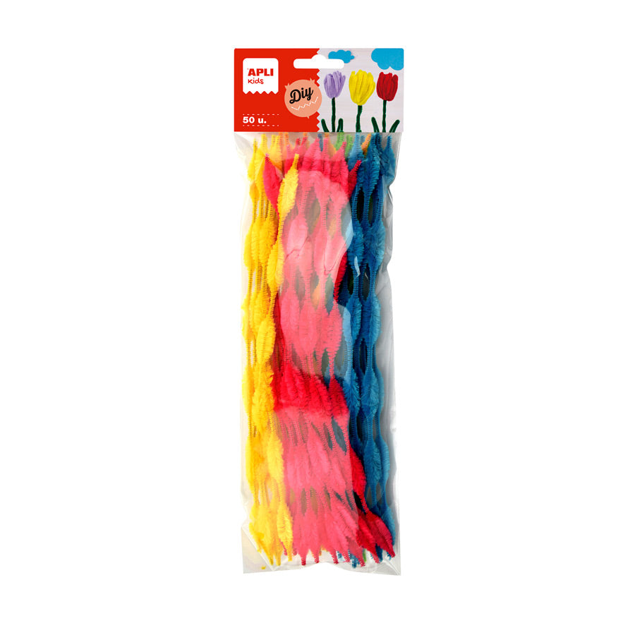 Chenilles Fluffy Couleurs assorties