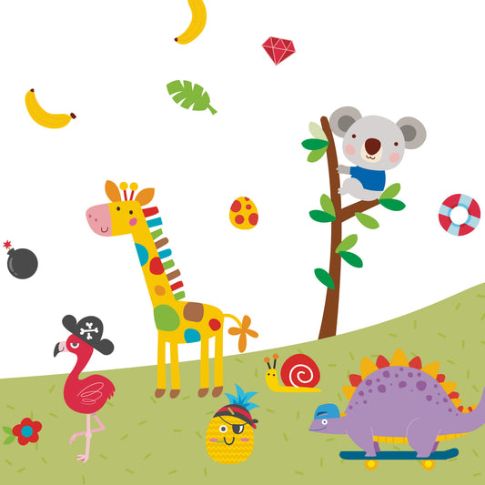 Stickers en mousse eva - Pirates