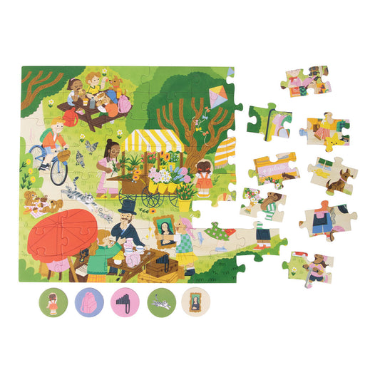 Puzzle Find it first - Le marché