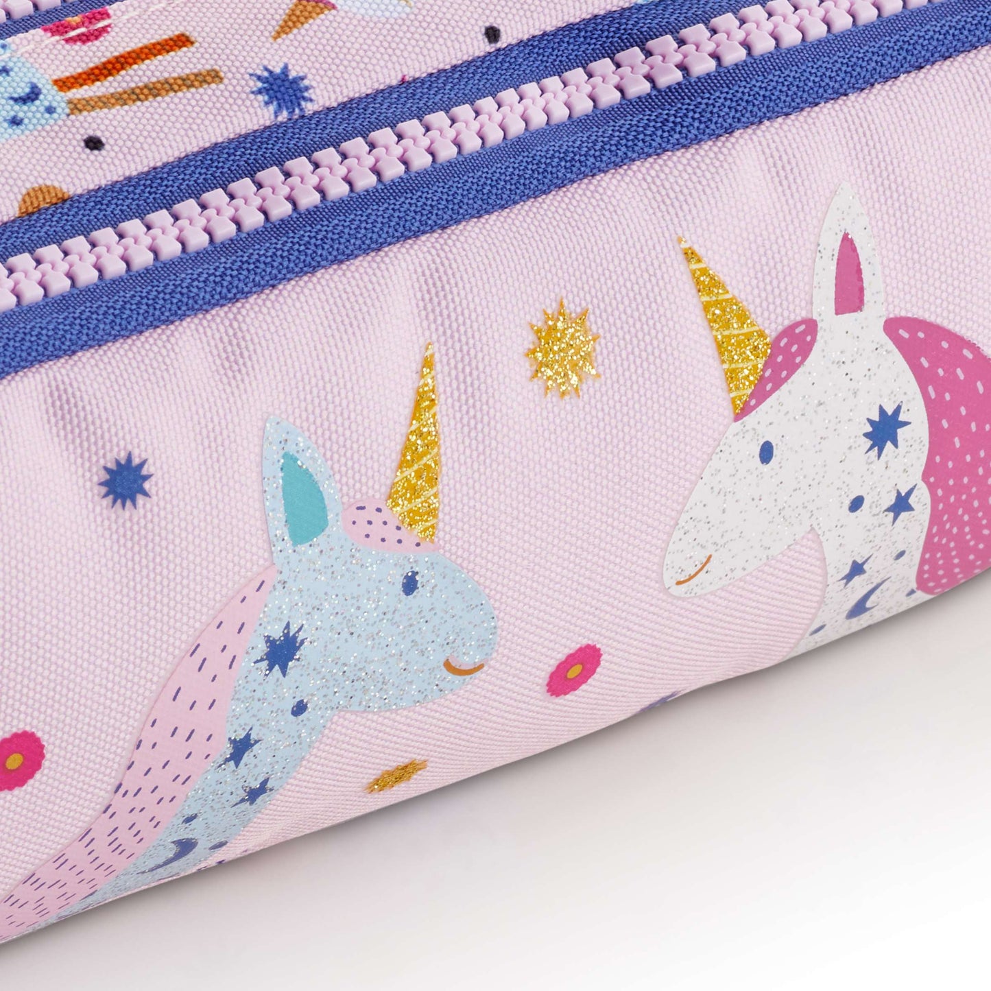 Trousse à crayons 3 pièces - Licorne