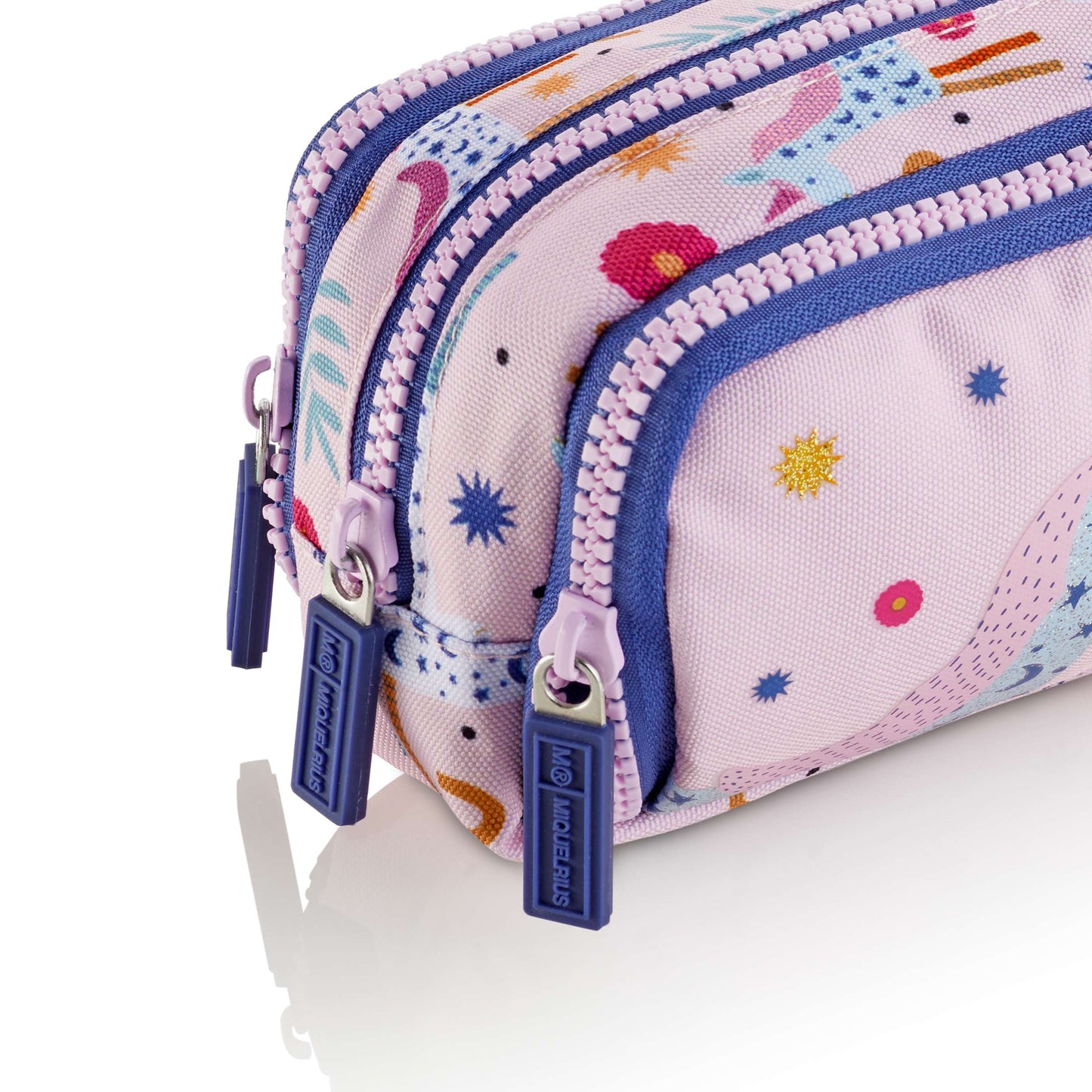 Trousse à crayons 3 pièces - Licorne