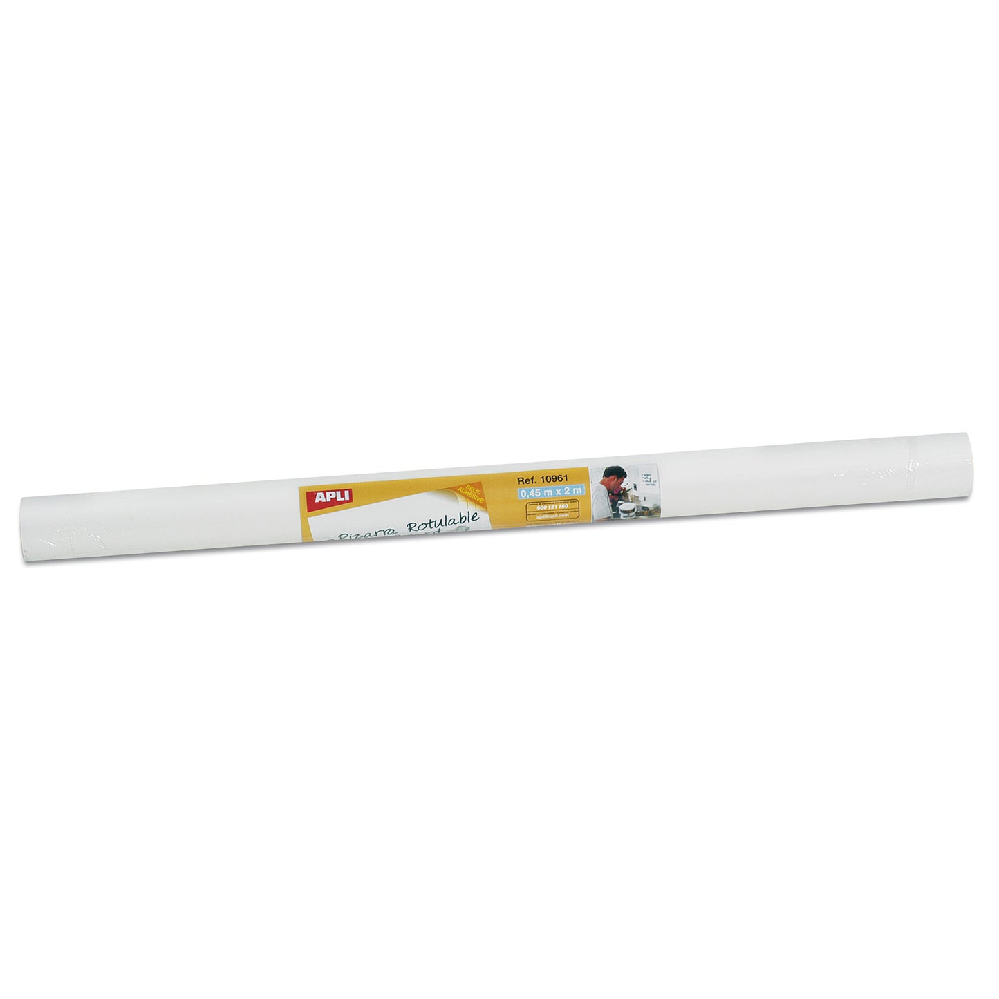 Tableau blanc adhésif en rouleau 0,45 x 2 m