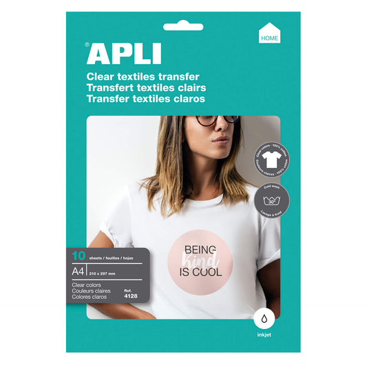 Papier transfert t-shirt A4 vêtements couleur 5 f.