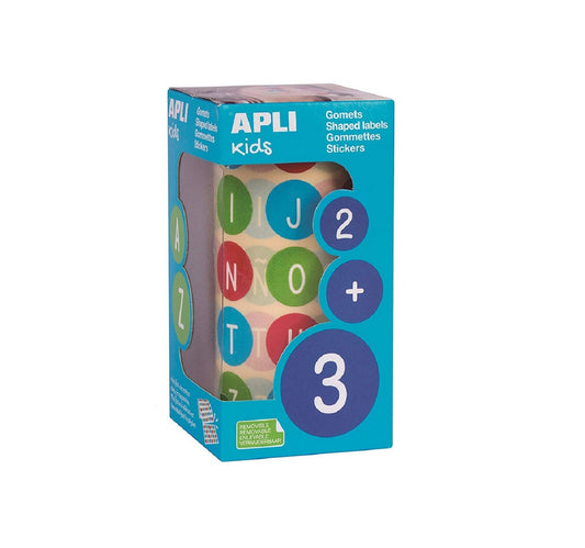Gommettes - Alphabet Majuscules Ø 20 mm