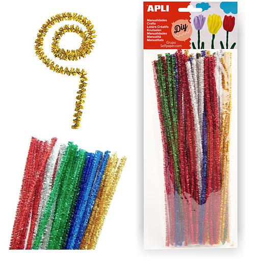 Chenilles couleurs brillantes