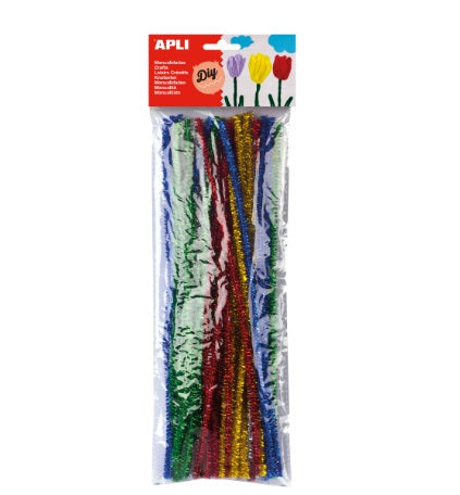 Chenilles couleurs brillantes