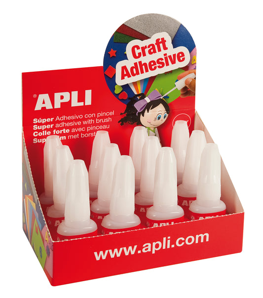 Colle adhésive instantanée de 10 g avec pinceau applicateur