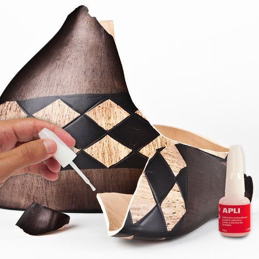 Colle adhésive instantanée de 10 g avec pinceau applicateur