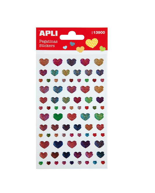 Stickers - Coeurs brillants