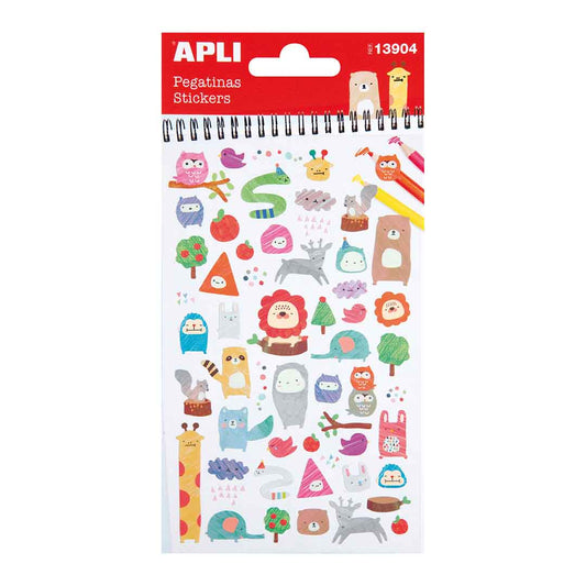 Stickers - Animaux colorés