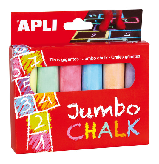 Craies jumbo couleurs assorties