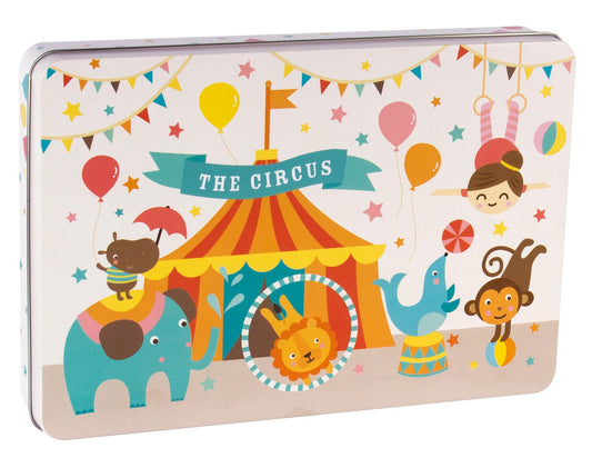 Puzzle en boite métallique - CIRQUE
