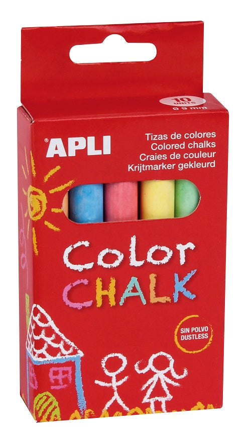 Craies couleurs assorties 10 u.