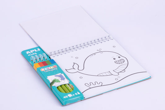 Bloc de coloriage - La mer