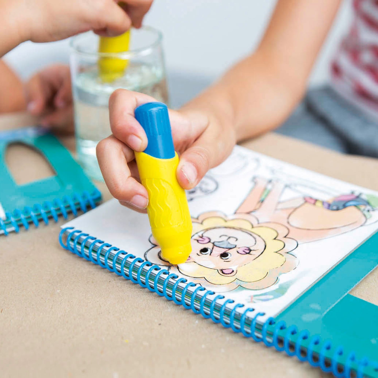 Bloc de coloriage à l’eau - Jungle