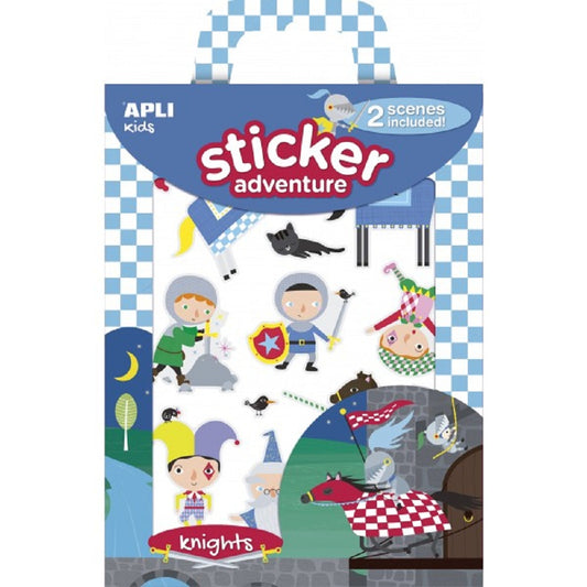 Jeu de gommettes Sticker Adventure - Chevaliers