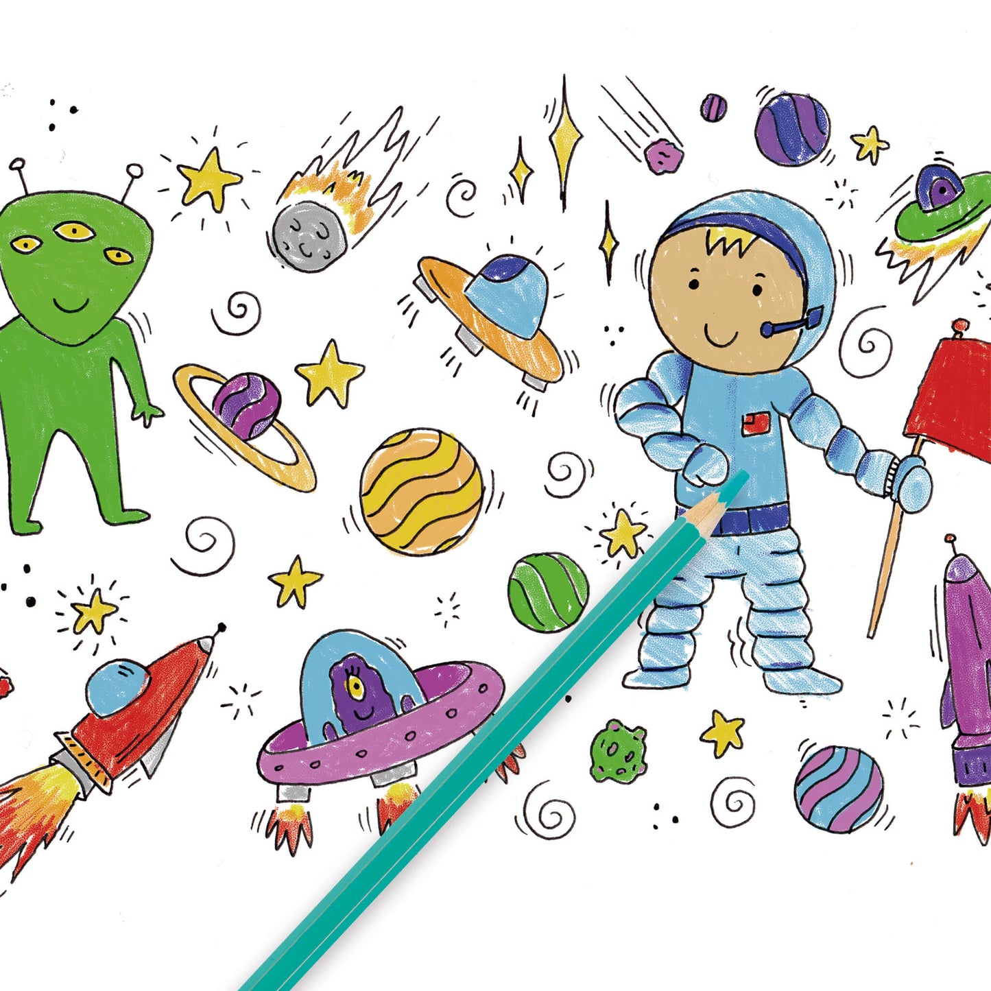 Crayons de couleurs - boîte de 24 u.