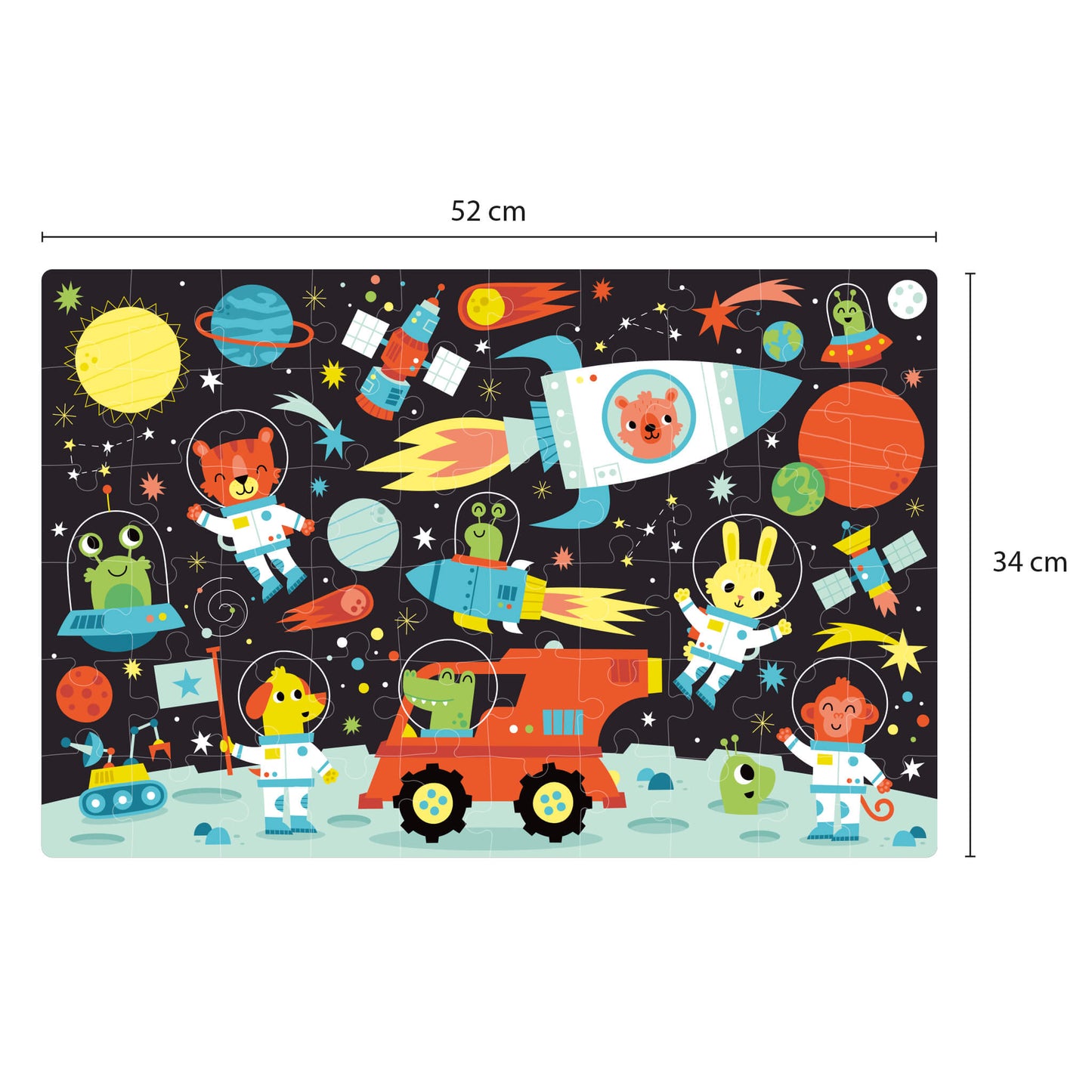 Puzzle GLOW IN THE DARK - L'ESPACE