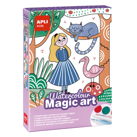 Aquarelle d'art magique