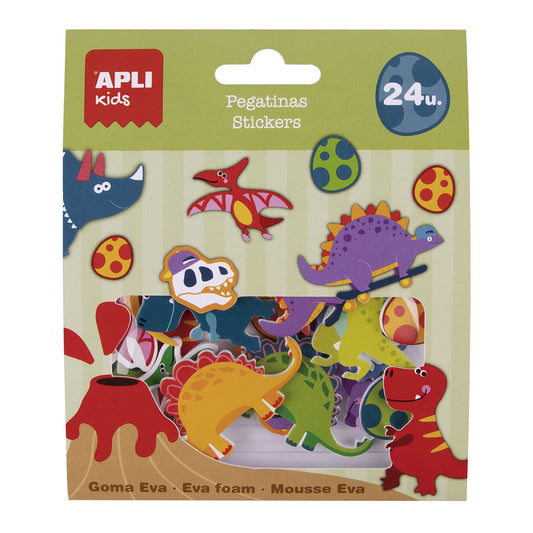 Stickers en mousse eva - Dinosaures