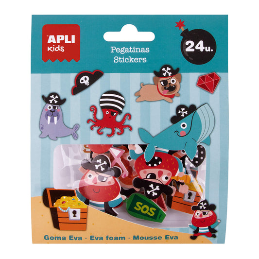 Stickers en mousse eva - Pirates