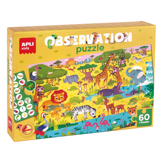 Puzzle OBSERVATION Junior - LA SAVANE