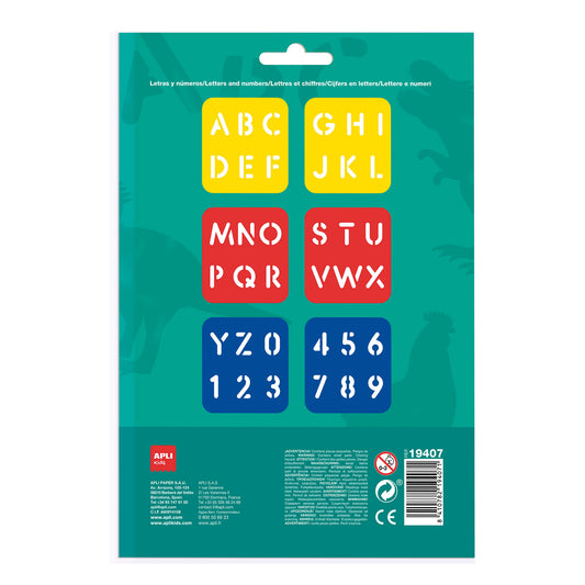 Pochoir - Lettres et Chiffres