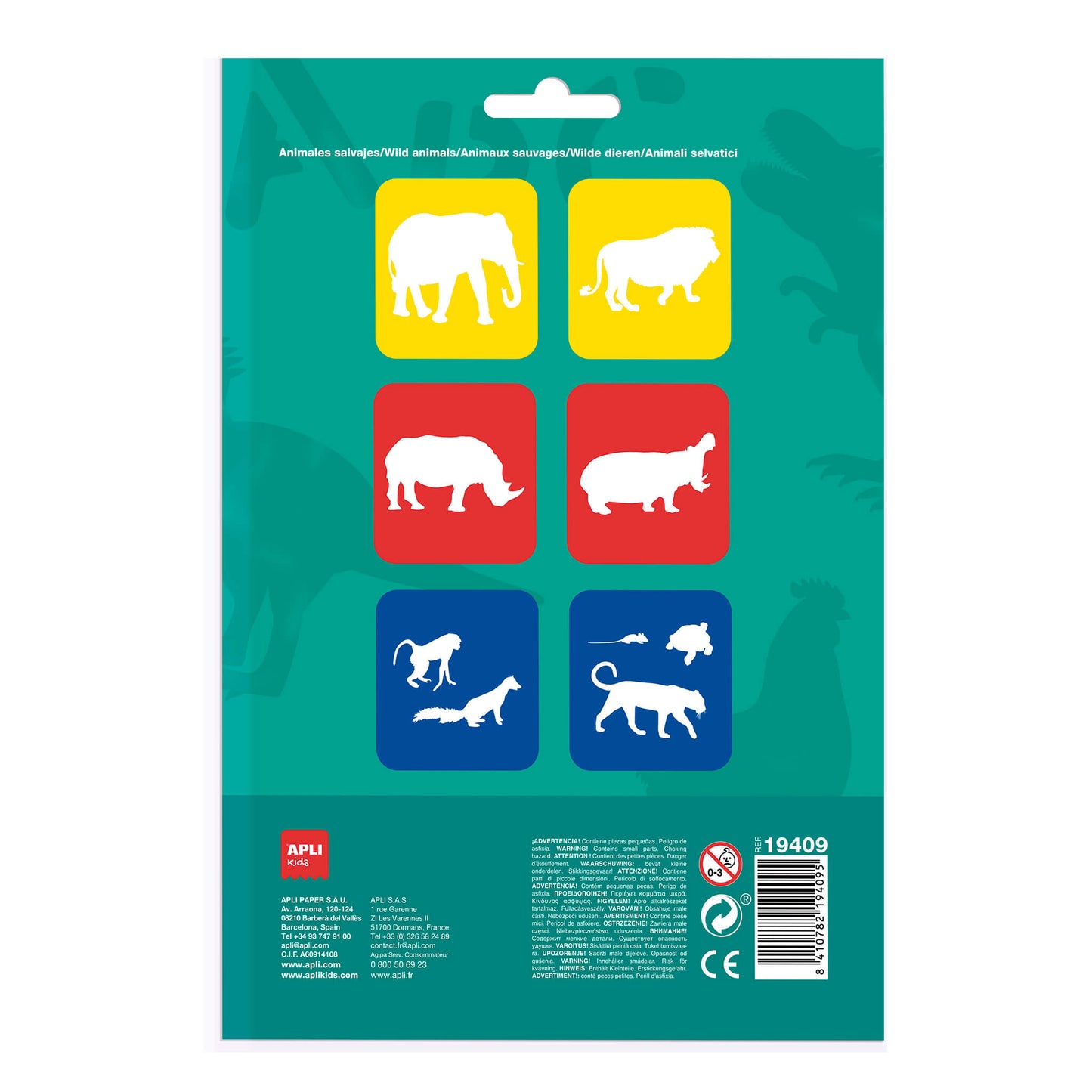 Pochoirs- Animaux de la Savane