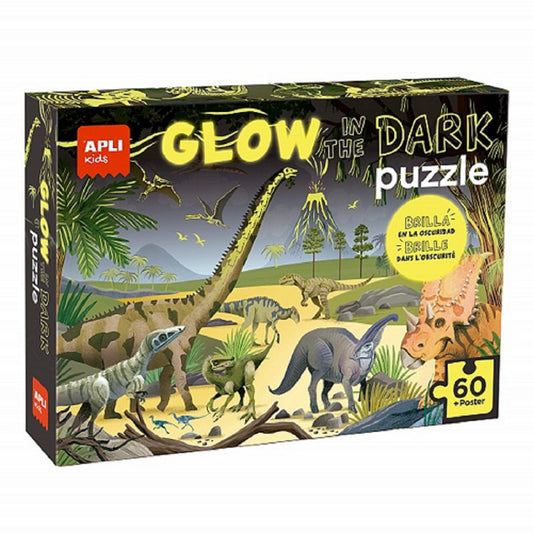 Puzzles GLOW IN THE DARK - DINOSAURES