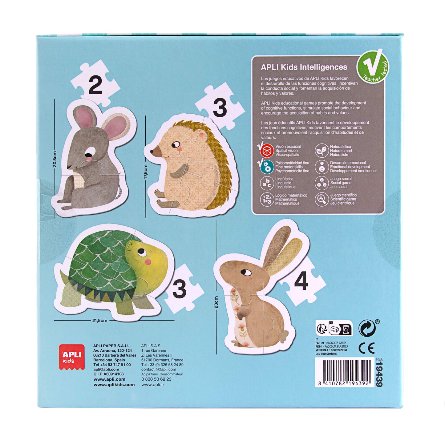Puzzle progressif my first - Bébés Animaux