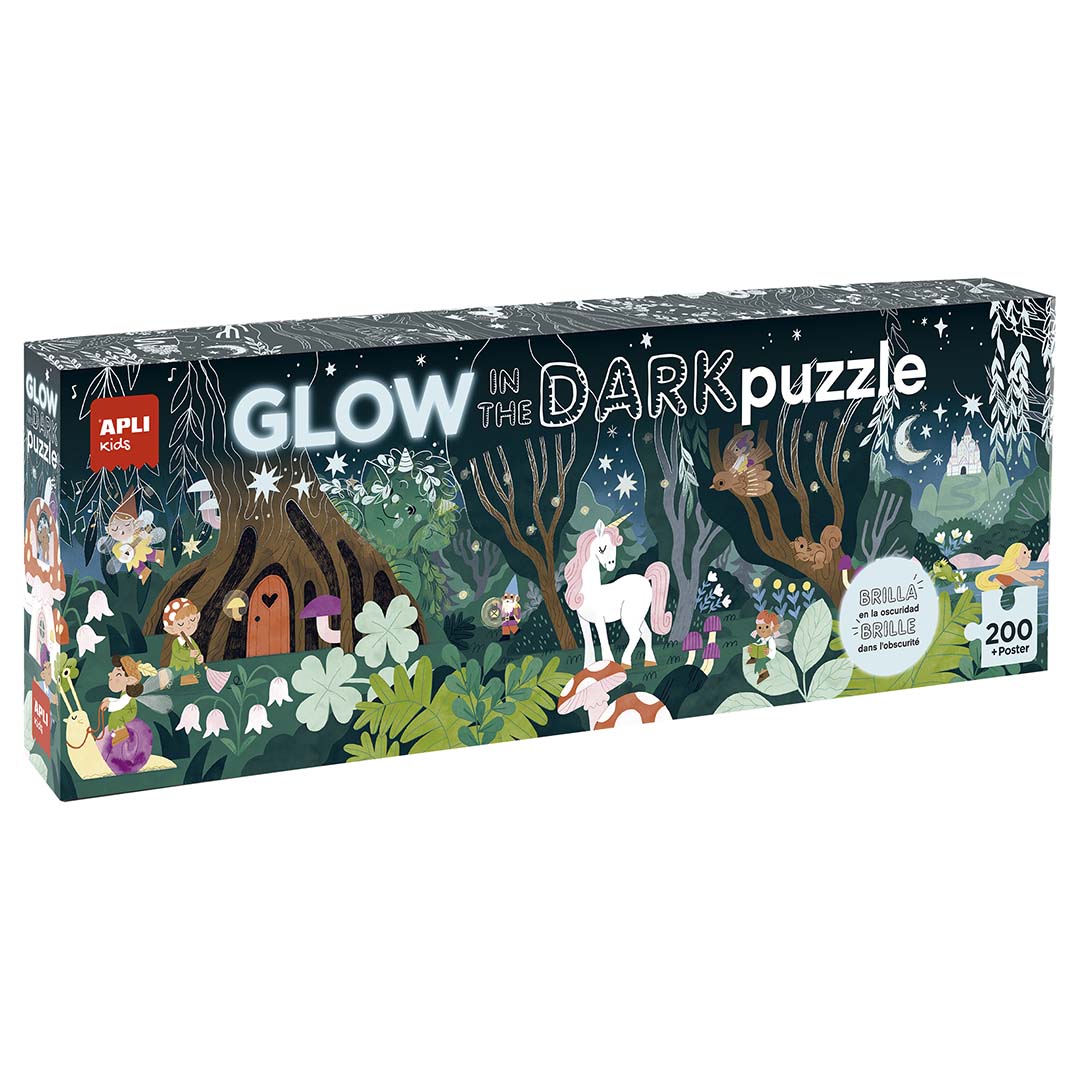 Puzzle Glow in the dark - La forêt magique