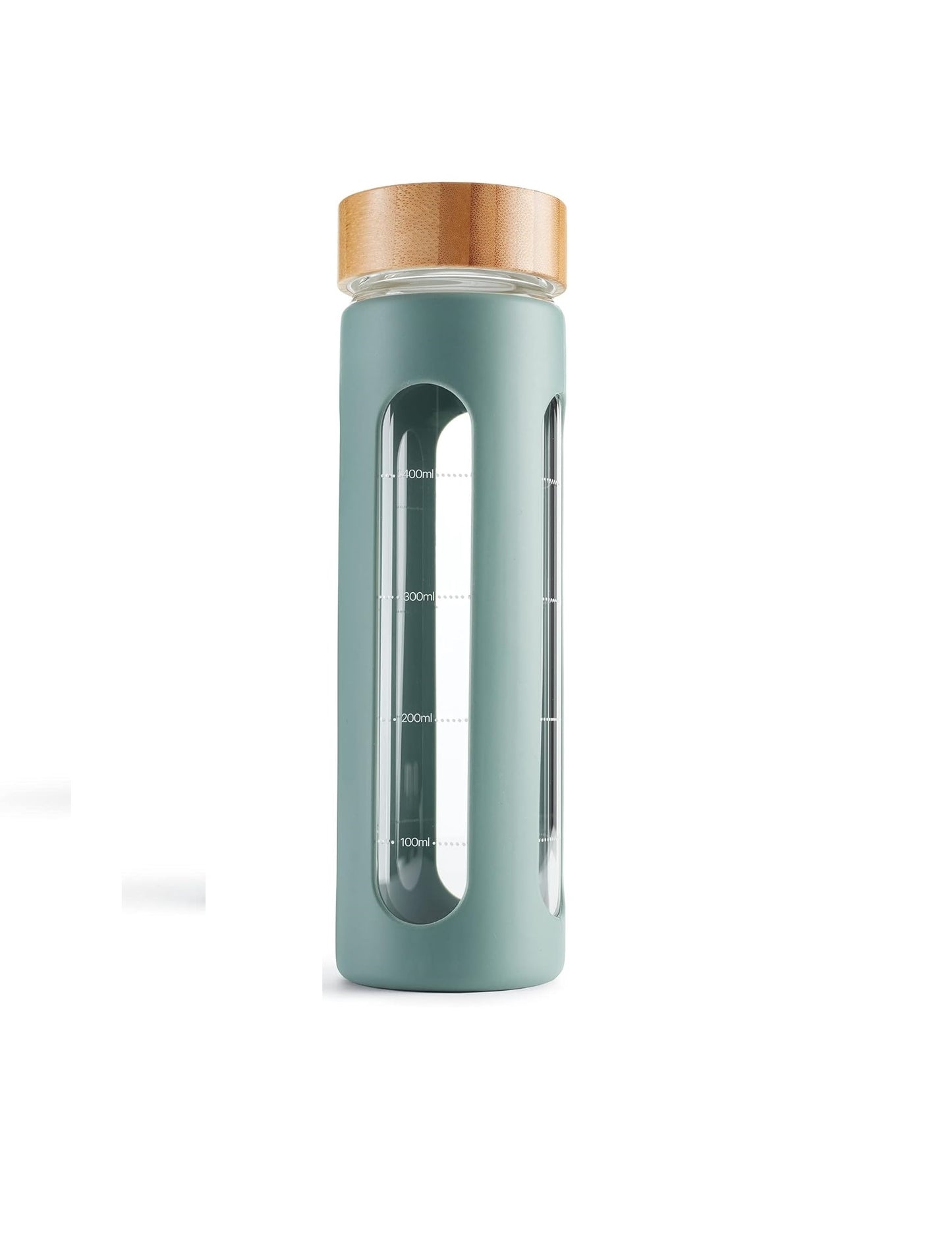 Gourde en verre recyclable - Vert 600 ml