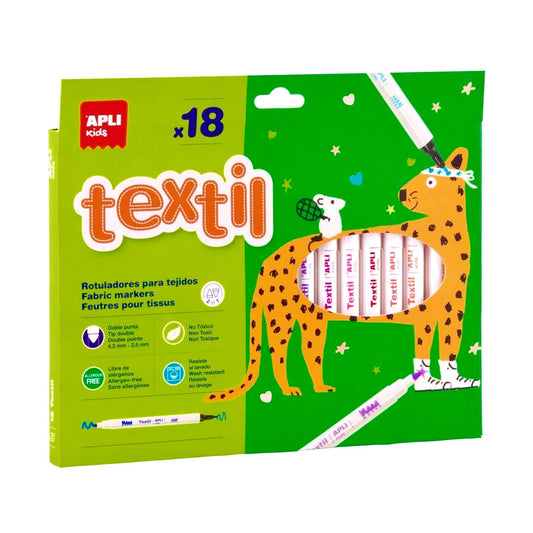 Feutres TEXTIL x18