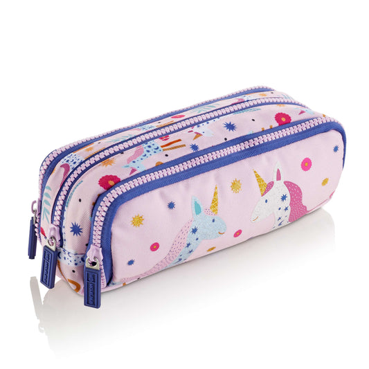 Trousse à crayons 3 pièces - Licorne