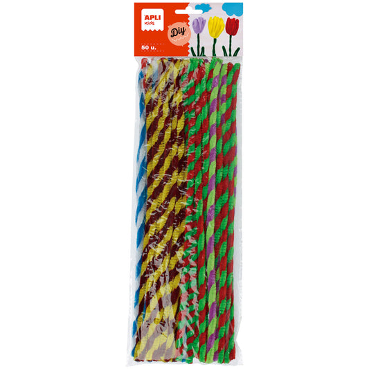 Chenilles couleurs twist 50 u.