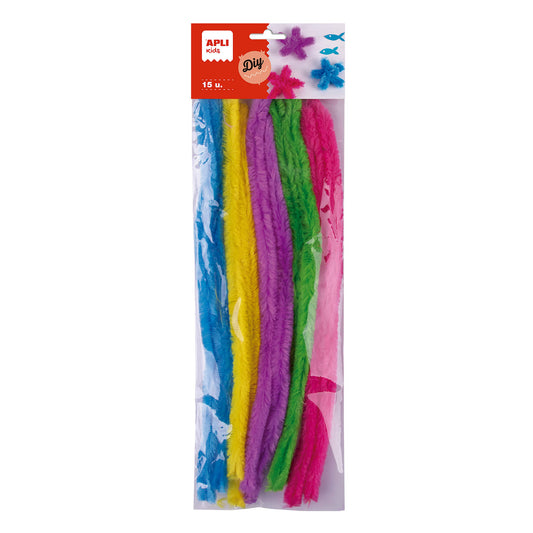 Chenilles géantes aux couleurs assorties